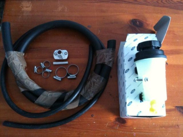 Power steering relocation kit and stage two '13 row' cooler