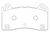Tarox Corsa Front Brake Pads – Ford Focus MK3 RS