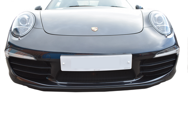 Zunsport Porsche 991 Carrera C2S - Front Grille Set (Without Parking Sensors) - Black