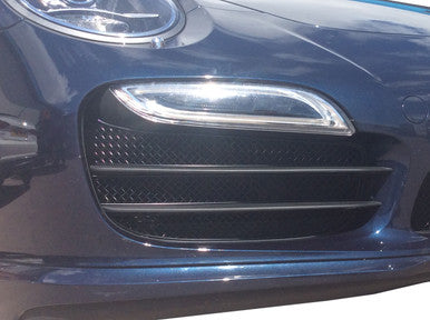 Zunsport Porsche 991 Turbo Gen 1 - Outer Grille Set (Without Parking Sensors) - Black