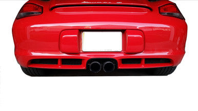 Zunsport Porsche Cayman 987.2  - Rear Grille Set - Black
