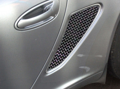 Zunsport Porsche Boxster 987.1 And 987.2 - Side Vent Grille Set - Black
