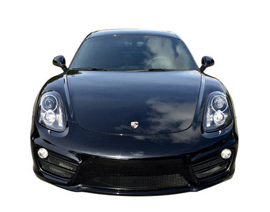 Zunsport Porsche Cayman S 981 (PDK without Sensors) - Front Grille Set - Black