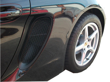 Zunsport Porsche Cayman/Boxster 981 (All) - Side Vents Grille Set - Black