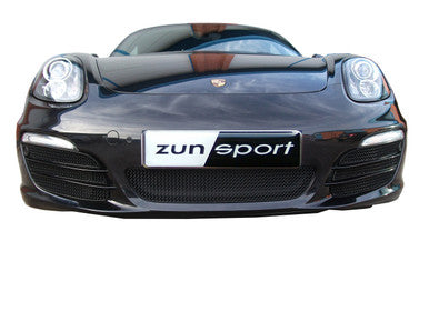 Zunsport Porsche Boxster 981 - Complete Grille Set (With Parking Sensors) - Black