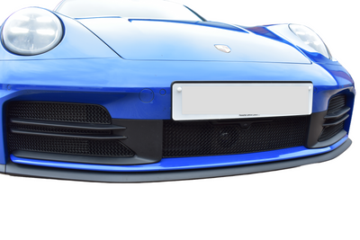 Zunsport Porsche Carrera 992.2 Base / T / S - with Front Driving Camera - Front Grille Set - Black