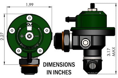 Radium Direct Mount Regulator Green