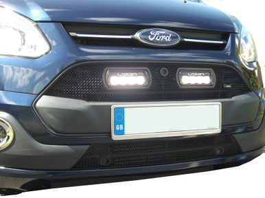 Zunsport Lazer: Ford Transit Custom - Upper Grille with ST4 Lights - Black