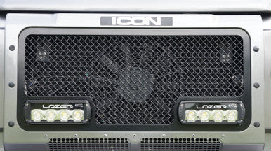 Zunsport Lazer: LandRover Defender - Upper Grille with RS4 Lights - Standard