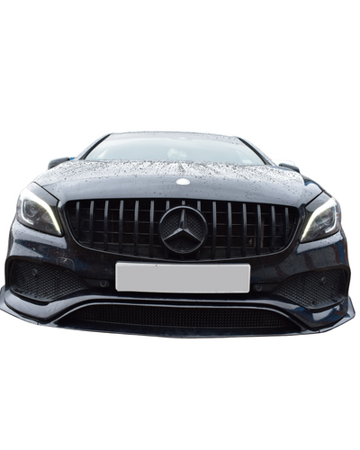 Zunsport compatible with Mercedes A Class W176 A45 AMG / With Aero-pack Splitter - Centre Grille