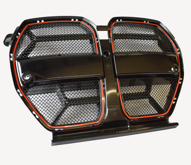 Zunsport BMW G8X M3 & M4 CS / M4 CSL - Front Grille Mesh Set (without cut out) - Black