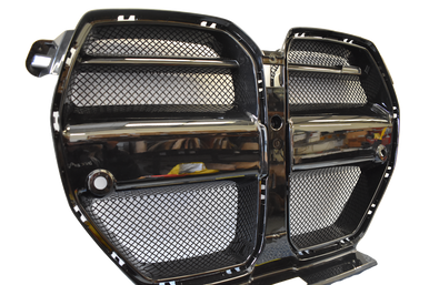 Zunsport BMW G8X M3 / M4 Front Grille Mesh Insert Set (NON-ACC) - Black
