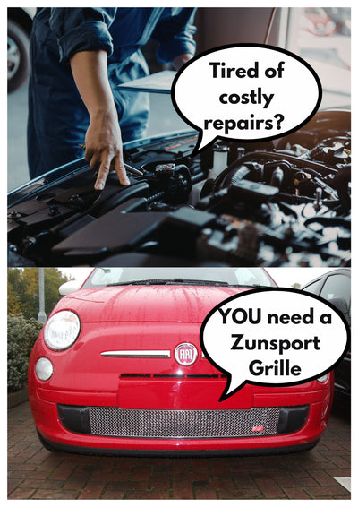 Zunsport Fiat Abarth 595 - Air Vent Grille Set