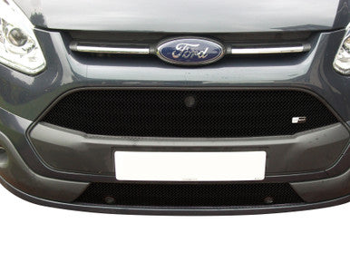 Zunsport Ford Transit Custom - Front Grille Set (Without Parking Sensors) - Black