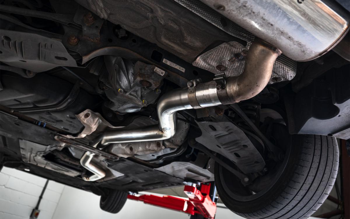 BMW F2X M140i/M240i - 80mm Resonator Bypass Midpipe - Fits to OE Rear Silencer