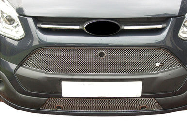 Zunsport Ford Transit Custom - Front Grille Set (With Parking Sensors) - Black