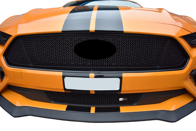 Zunsport Ford Mustang GT Facelift - Front Grille Set - Black
