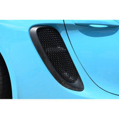 Zunsport Porsche 718 Boxster / Cayman GTS 4.0 - Side Vent Grille Set - Black