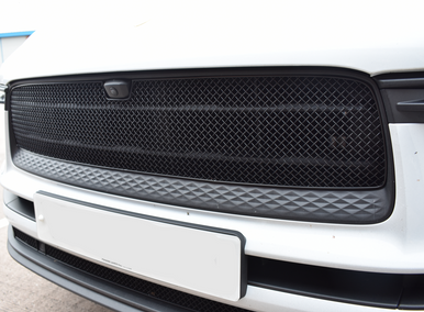 Zunsport Porsche Macan S and GTS 2021 Facelift / 2022 with Driving Camera - Upper Grille - Black