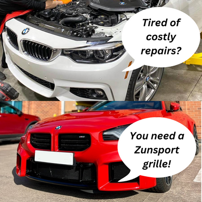 Zunsport Porsche Carrera 992.2 Base / T / S - Outer Grille Set