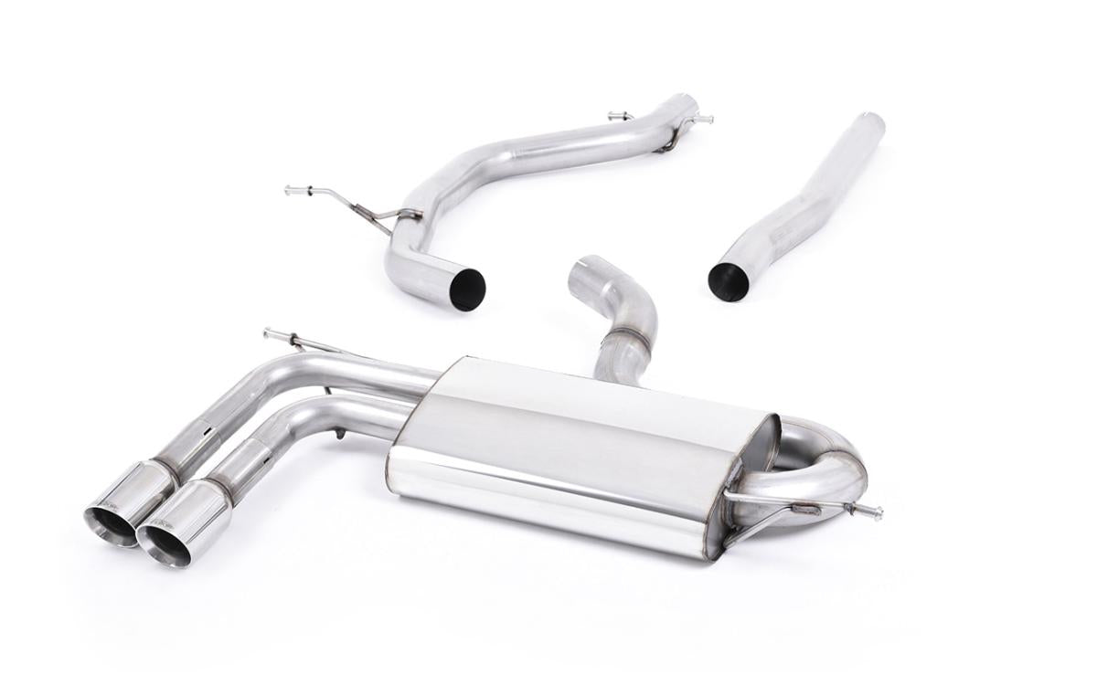 Audi A3/VW Golf GTD/Scirocco GT - TDI 2.0 170PS - DPF-Back Exhaust System with Polished Trims