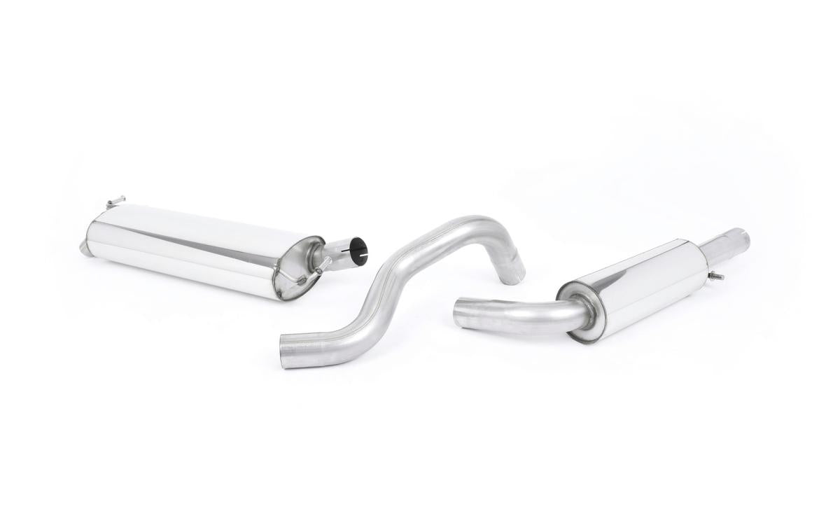 Audi A3 1.9 TDI - Resonated (Quieter) Cat-Back Exhaust System - Uses OE Trims
