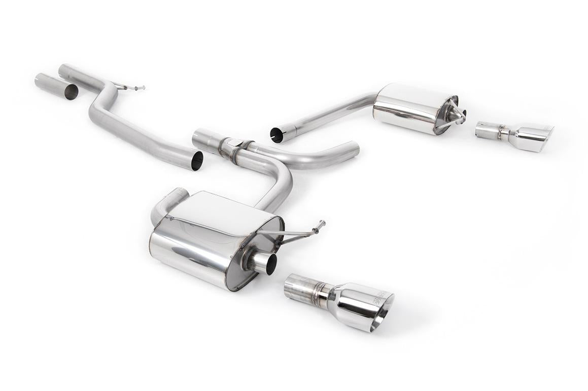 Audi A5 3.0 TDI - Cat-Back Exhaust System with Dual Outlet Polished Trims