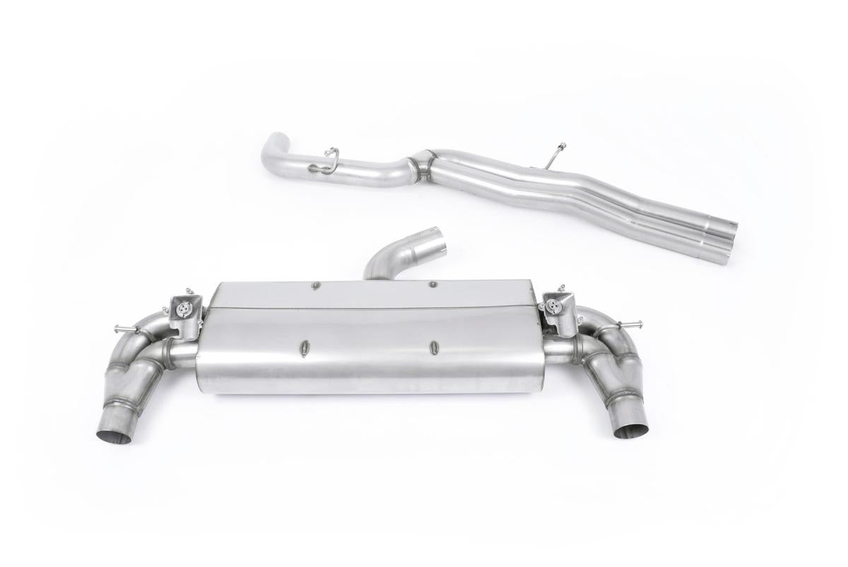Audi RS3 8V Pre Facelift - Valved & Non-Resonated (Louder) Cat-Back Exhaust System with Polished Oval Trims