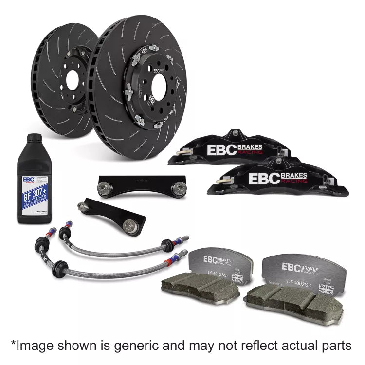 EBC 4 pot BBK Balanced Brake Kit - Ford Fiesta MK7 ST180 2011-2017