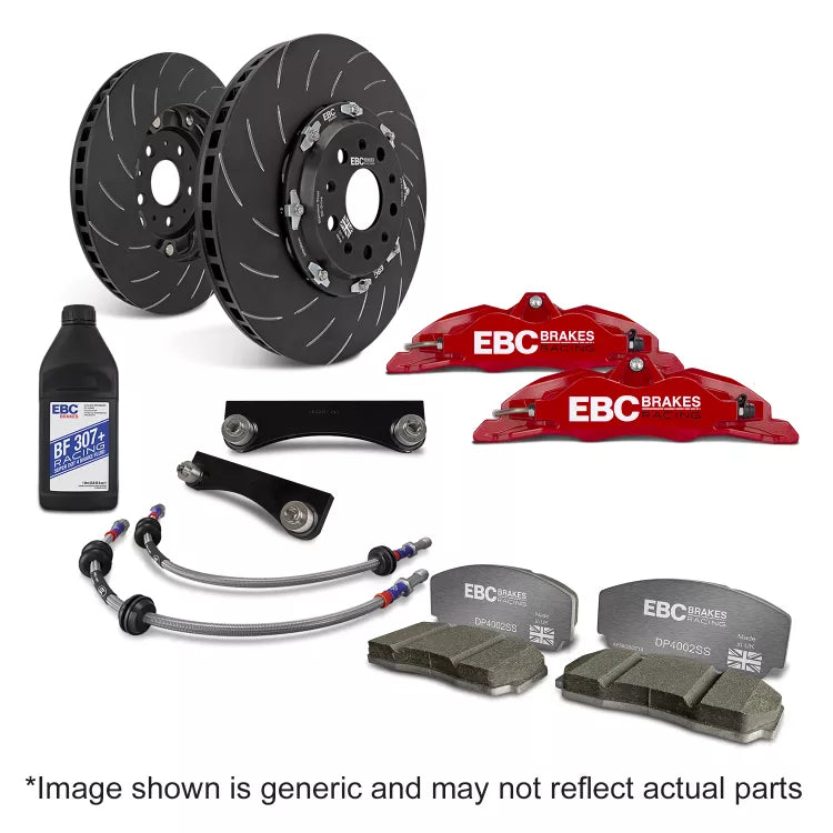 EBC 4 pot BBK Balanced Brake Kit - Ford Fiesta MK7 ST180 2011-2017