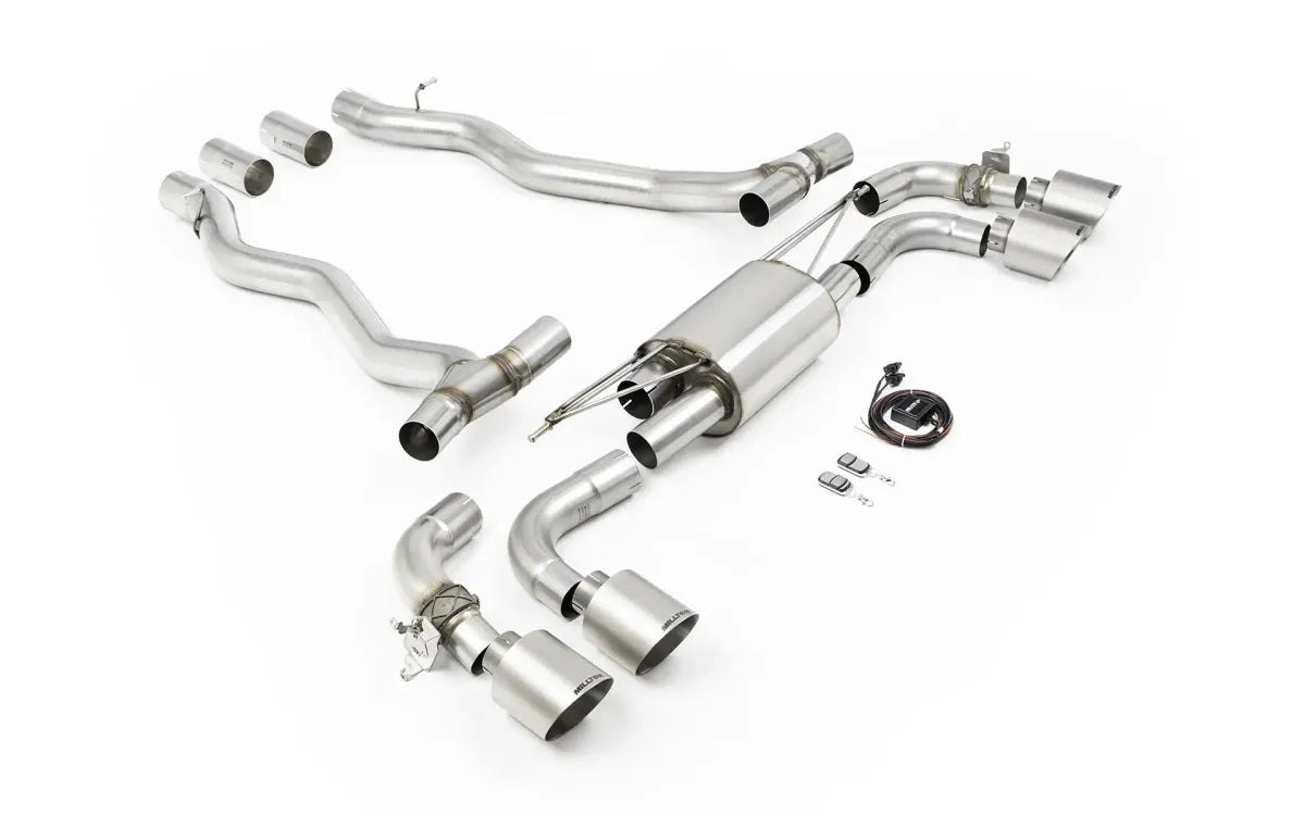 BMW M5 G90/G99 (NAS/ROW Spec) - Axle Back with Brushed Titanium Tips