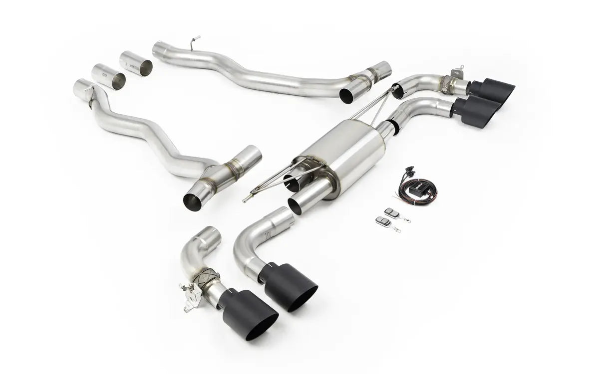 BMW M5 G90/G99 (NAS/ROW Spec) - Axle Back with Cerakote Black Tips
