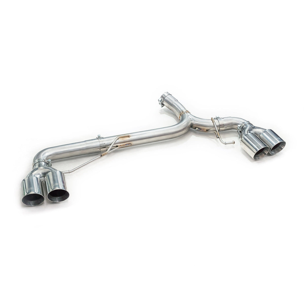 BMW 330e (G20) (19>) Non-Valved Venom Quad Exit Rear Axle Back M3 Style Performance Exhaust