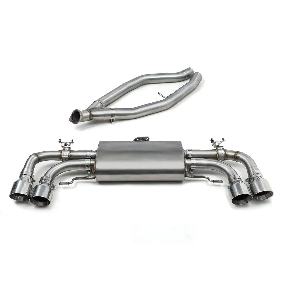 BMW M340i (G20) (19>) (UK/EU) Valved Quad Exit GPF/PPF Back Performance Exhaust
