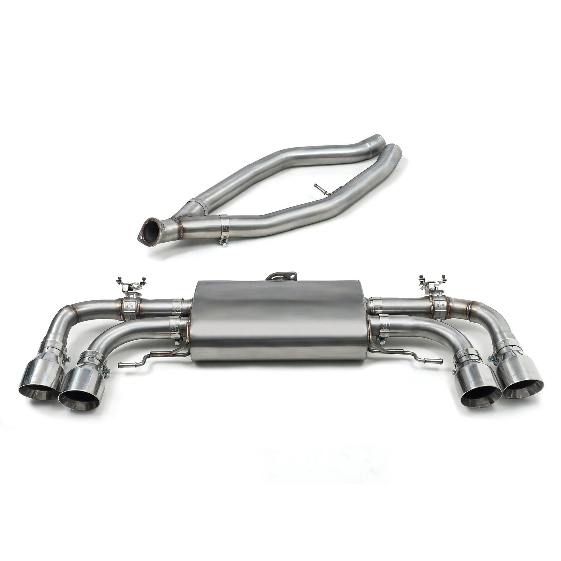 BMW M340i (G20) (19>) (UK/EU) Valved Quad Exit GPF/PPF Back Performance Exhaust