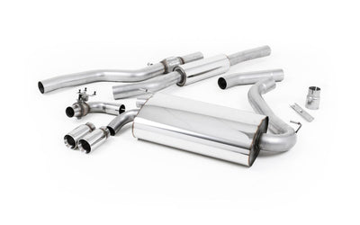 BMW 4 Series F32 428i Manual - Resonated (Quieter) Cat-Back Exhaust System with Polished Trims