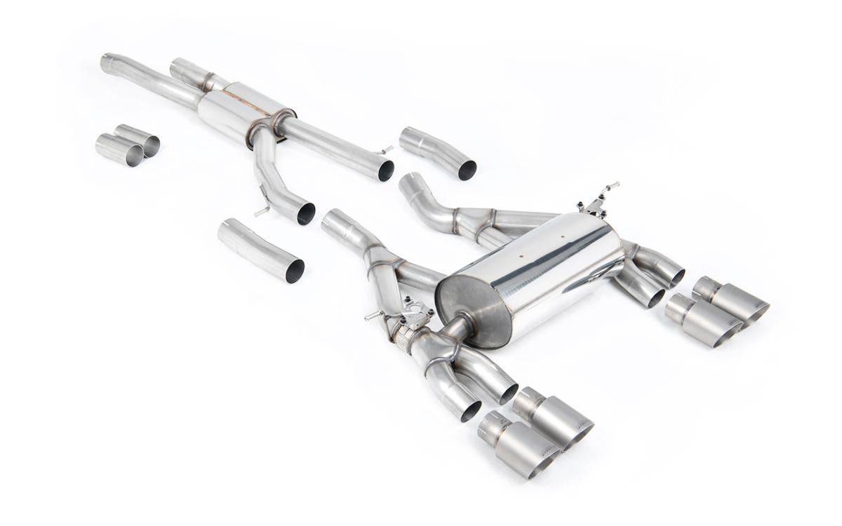 BMW F80 M3/F82 M4 - Cat-Back Exhaust System with Titanium Trims