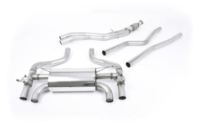 BMW F87 M2 - Cat-Back Exhaust System with Carbon Jet-90 Trims