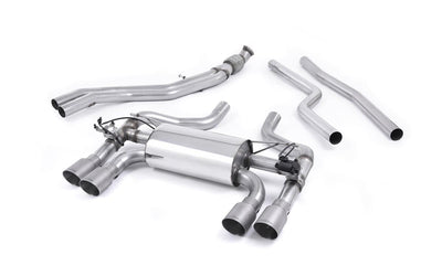 BMW F87 M2 - Cat-Back Exhaust System with Titanium GT-90 Trims