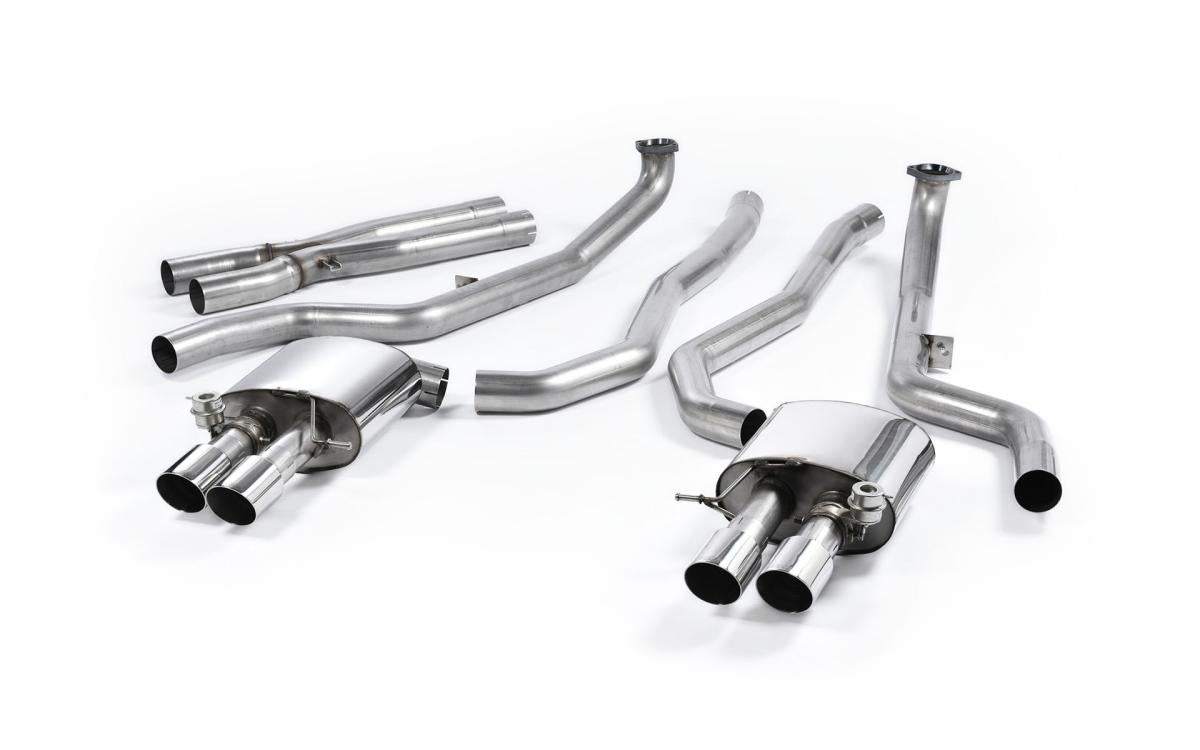 BMW M5 F10 - Cat-Back Exhaust System with Polished Trims