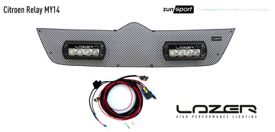 Zunsport Lazer: Citroen Relay - Upper Grille with ST4 Lamps