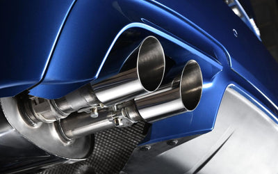BMW M5 F10 - Cat-Back Exhaust System with Polished Trims