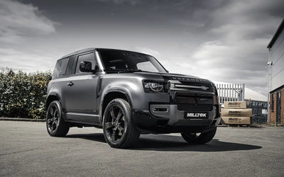 Land Rover Defender 90 5.0 V8 (NAS Non GPF Models) - Cat Back Valved System with Carbon Trims - Resonated