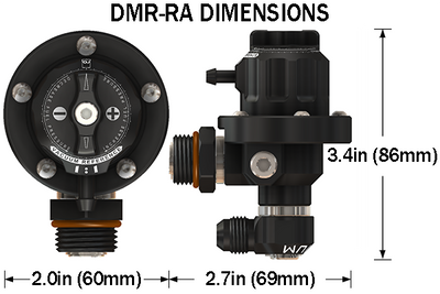 Radium Direct Mount Regulator Black