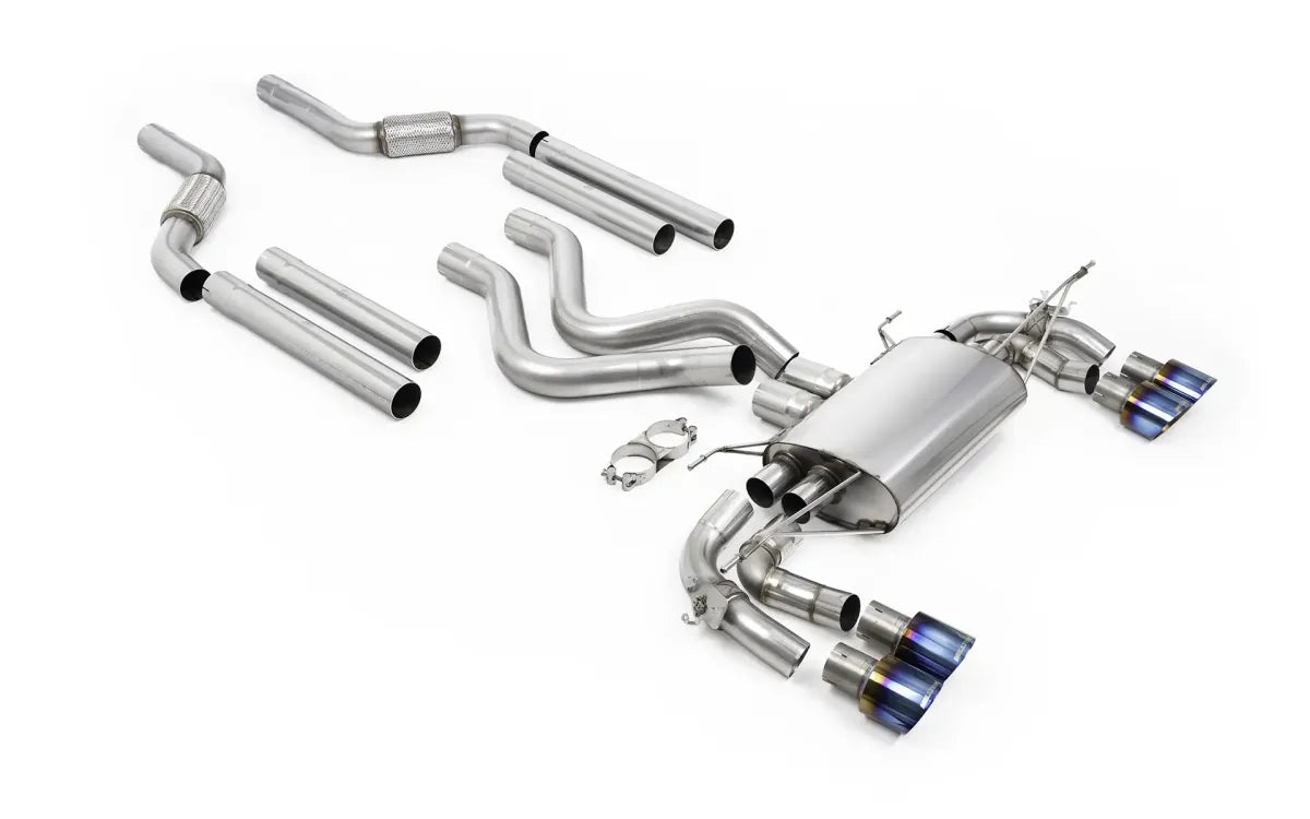 Land Rover Defender OCTA 4.4 V8 - Particulate Filter-back with Burnt/Blue Titanium Tips