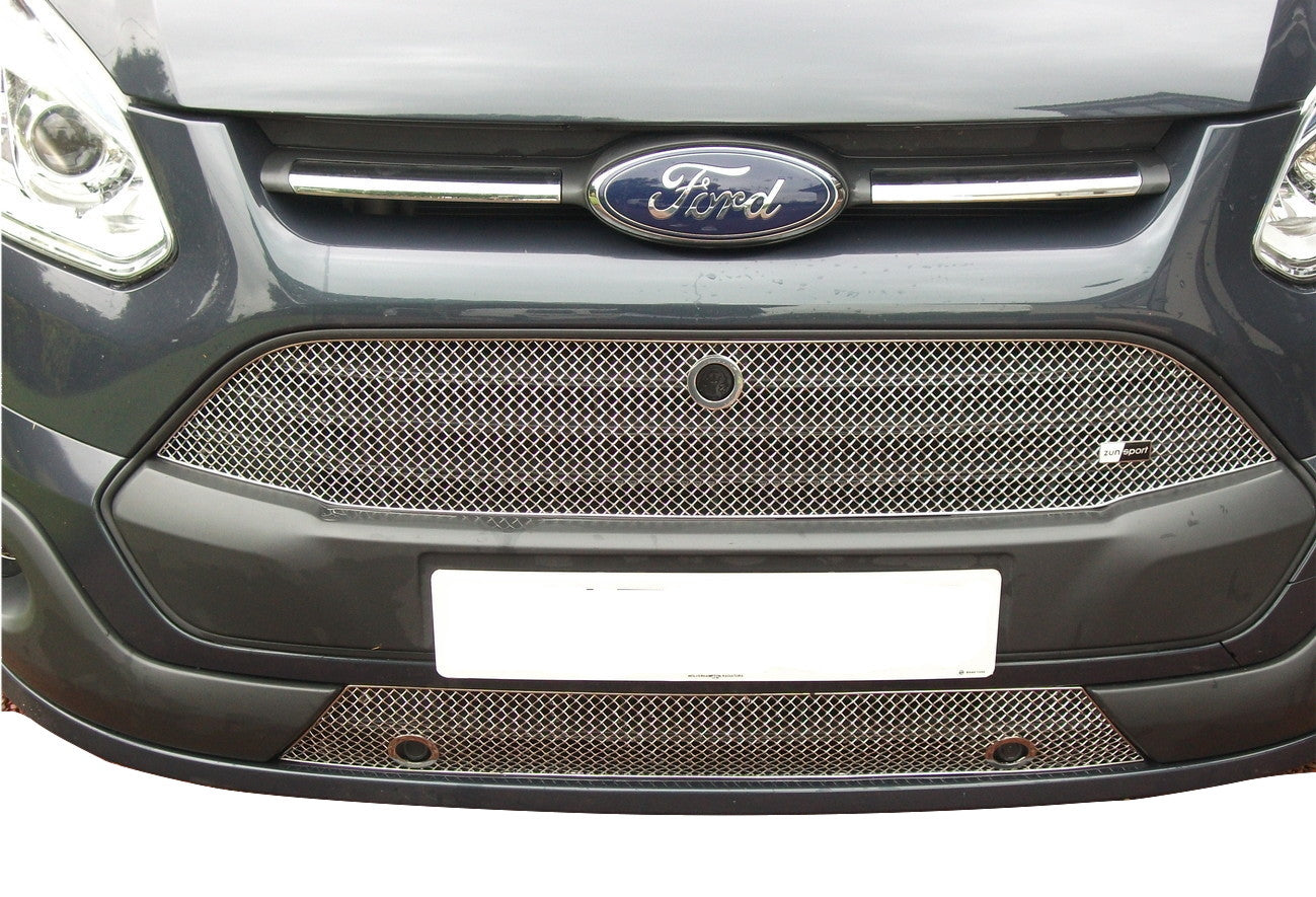 Zunsport Ford Transit Custom - Front Grille Set (With Parking Sensors)