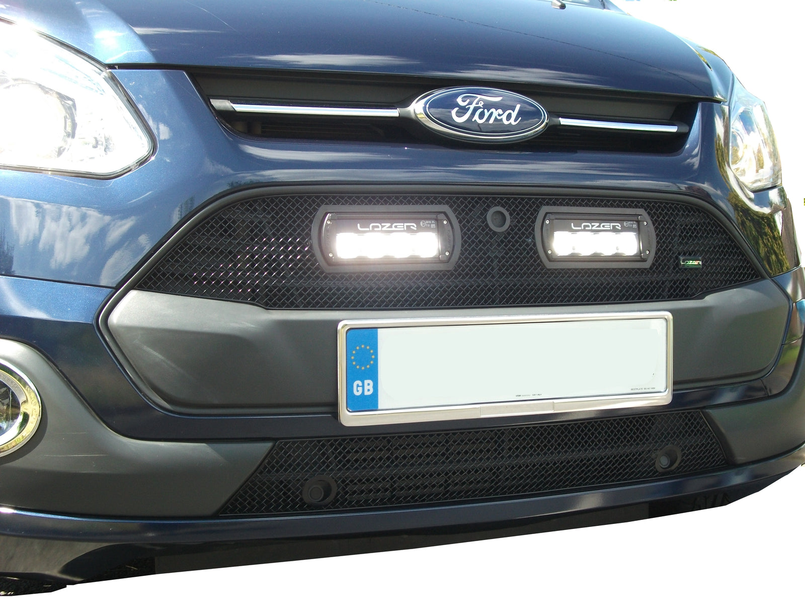Zunsport Lazer: Ford Transit Custom - Upper Grille with RS4 Lights