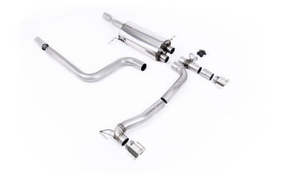 Ford Fiesta MK8/8.5 ST 1.5 - GPF Back Maxton Designs Dual Outlet System with Polished GT-100 Trims