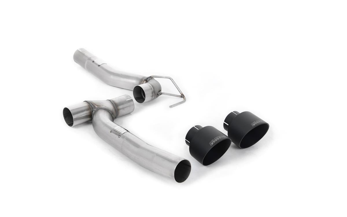 Ford Fiesta MK8 1.0T ST Line (Dual Outlets) - Upgrade Kits for Existing Milltek Cat Back Systems with Cerakote Black GT-100 Trims (Includes Diffuser)