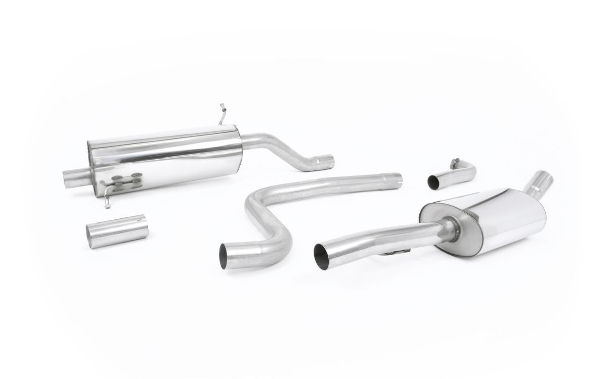 Ford Fiesta MK8 1.0T ST Line (Non GPF Models) - Resonated (Quieter) Cat-Back Exhaust System with GT-90 Titanium Trim